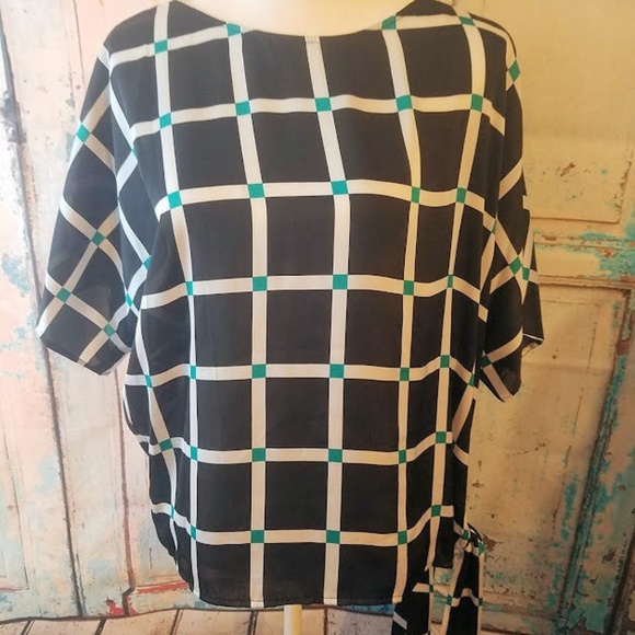 💗2/ 4 $25 Womens Michael Kors Samara Side Tie Top - Picture 1 of 6